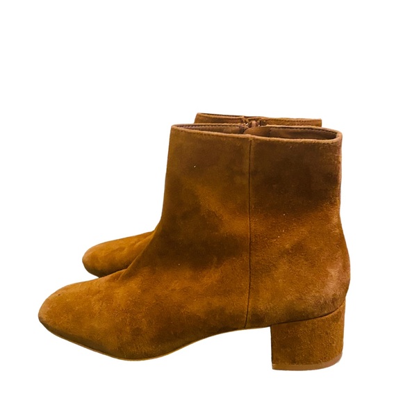 Urban Outfitters Elle Suede Ankle Boot Brown - Picture 8 of 11